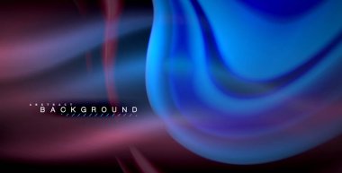 Neon parlayan dalga, sihirli enerji ve ışık arka plan