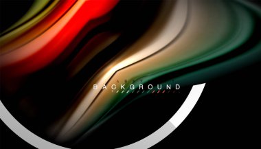 Sıvı sıvı metalik tarzı çizgi şeklinde Holografik dizayn renkleri