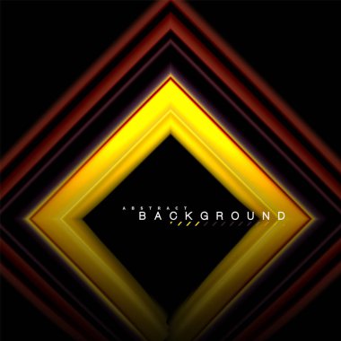 Sıvı çok renkli çizgilerle oluşturulan geometrik şekiller