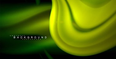 Neon parlayan dalga, sihirli enerji ve ışık arka plan