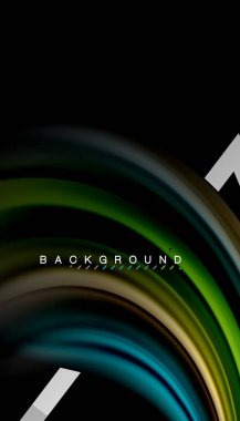 Sıvı sıvı metalik tarzı çizgi şeklinde Holografik dizayn renkleri