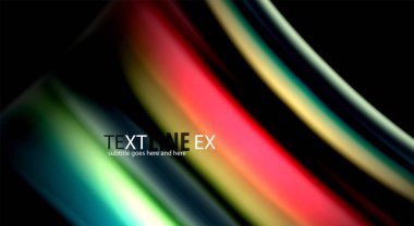 Renk dalga satırları arka plan bulanıklık