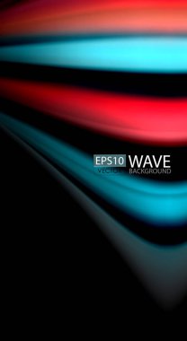 Renk dalga satırları arka plan bulanıklık