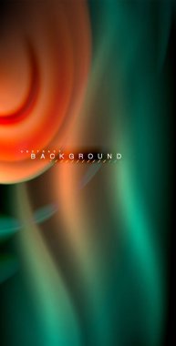 Neon parlayan dalga, sihirli enerji ve ışık arka plan