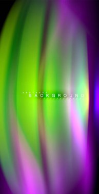 Neon parlayan dalga, sihirli enerji ve ışık arka plan