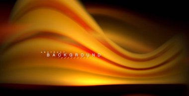 Neon parlayan dalga, sihirli enerji ve ışık arka plan