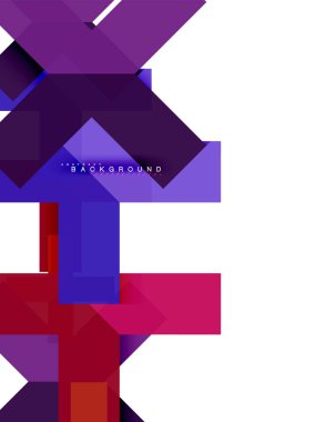 Çok renkli soyut geometrik şekiller, web reklam, iş sunumu, reklamlar paket, geometri arka plan şablonu, duvar kağıdı yazdırma