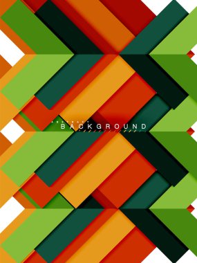 Çok renkli soyut geometrik şekiller, geometri arka plan web afiş için