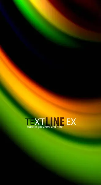 Blur color wave lines abstract background — Stock Vector