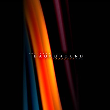 Sıvı karıştırma renkler dalga arka plan tasarlamak vektör. Renkli örgü dalgalar