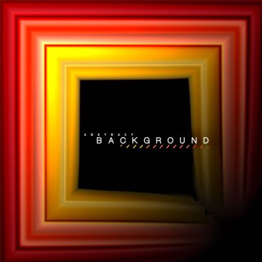 Sıvı çok renkli çizgilerle oluşturulan geometrik şekiller