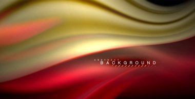 Neon parlayan dalga, sihirli enerji ve ışık arka plan