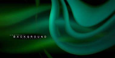 Neon parlayan dalga, sihirli enerji ve ışık arka plan