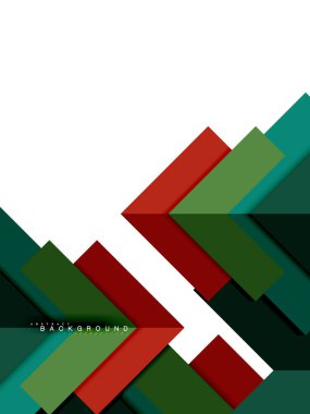 Çok renkli soyut geometrik şekiller, geometri arka plan web afiş için