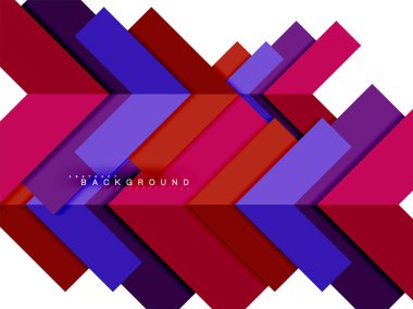 Çok renkli soyut geometrik şekiller, geometri arka plan web afiş için