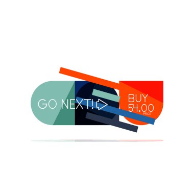 En az daire temiz soyut seçeneği adım Infographic tasarım öğesi, geometrik şekiller - Tur kareler, daireler ve satırları düzeni ile örnek metin