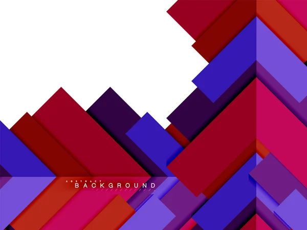 Formas geométricas abstratas multicoloridas, fundo de geometria para banner web — Vetor de Stock