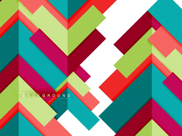 Formas geométricas abstractas multicolores, fondo de geometría para banner web — Vector de stock