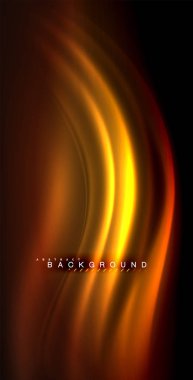 Neon parlayan dalga, sihirli enerji ve ışık arka plan