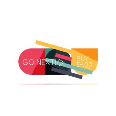 En az daire temiz soyut seçeneği adım Infographic tasarım öğesi, geometrik şekiller - Tur kareler, daireler ve satırları düzeni ile örnek metin