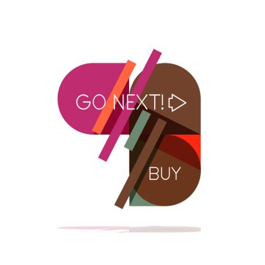 En az daire temiz soyut seçeneği adım Infographic tasarım öğesi, geometrik şekiller - Tur kareler, daireler ve satırları düzeni ile örnek metin