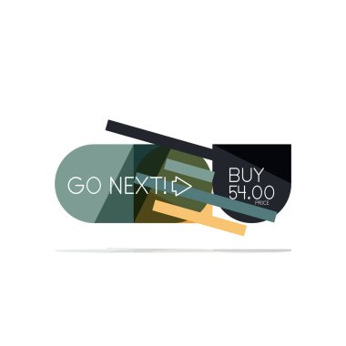 En az daire temiz soyut seçeneği adım Infographic tasarım öğesi, geometrik şekiller - Tur kareler, daireler ve satırları düzeni ile örnek metin