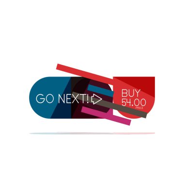 En az daire temiz soyut seçeneği adım Infographic tasarım öğesi, geometrik şekiller - Tur kareler, daireler ve satırları düzeni ile örnek metin