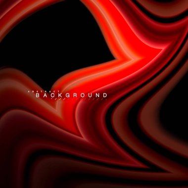 Sıvı çok renkli çizgilerle oluşturulan geometrik şekiller