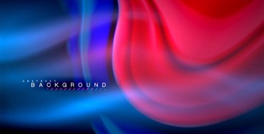 Neon parlayan dalga, sihirli enerji ve ışık arka plan