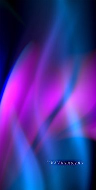 Neon parlayan dalga, sihirli enerji ve ışık arka plan