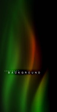 Neon parlayan dalga, sihirli enerji ve ışık arka plan