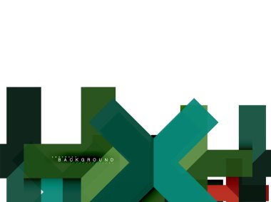 Çok renkli soyut geometrik şekiller, geometri arka plan web afiş için