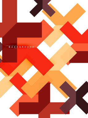 Çok renkli soyut geometrik şekiller, geometri arka plan web afiş için