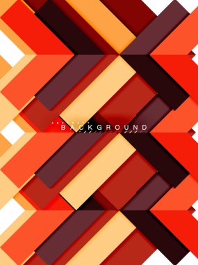 Çok renkli soyut geometrik şekiller, geometri arka plan web afiş için