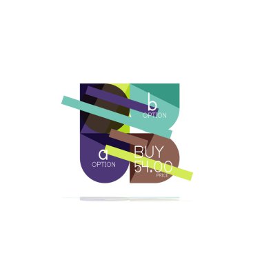 En az daire temiz soyut seçeneği adım Infographic tasarım öğesi, geometrik şekiller - iş veya web sunumu, app veya arabirim için örnek metin kareler, daireler ve satırların düzeniyle yuvarlak