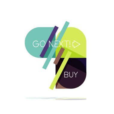 En az daire temiz soyut seçeneği adım Infographic tasarım öğesi, geometrik şekiller - Tur kareler, daireler ve satırları düzeni ile örnek metin