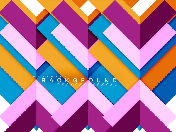 Çok renkli soyut geometrik şekiller, geometri arka plan web afiş için