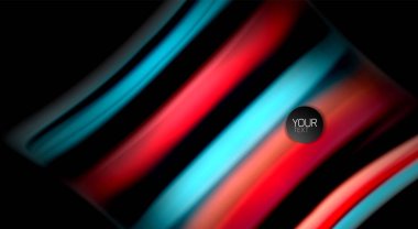 Renk dalga satırları arka plan bulanıklık