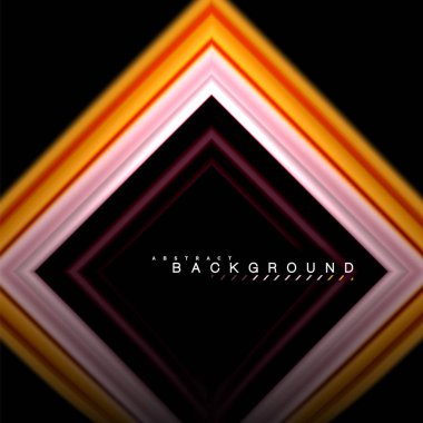 Sıvı çok renkli çizgilerle oluşturulan geometrik şekiller