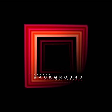 Sıvı çok renkli çizgilerle oluşturulan geometrik şekiller