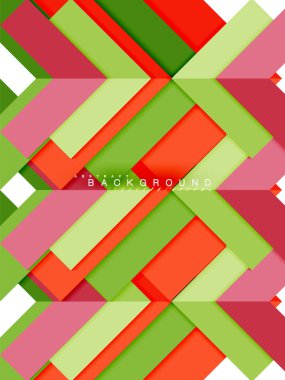 Çok renkli soyut geometrik şekiller, geometri arka plan web afiş için