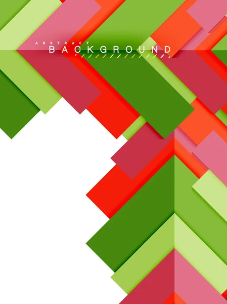 Formas geométricas abstratas multicoloridas, fundo de geometria para banner web —  Vetores de Stock