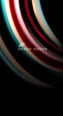 Renk dalga satırları arka plan bulanıklık