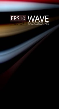 Renk dalga satırları arka plan bulanıklık