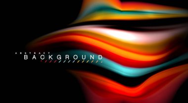 Renk dalga satırları arka plan bulanıklık