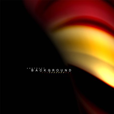 Sıvı karıştırma renkler dalga arka plan tasarlamak vektör. Renkli örgü dalgalar