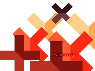 Çok renkli soyut geometrik şekiller, geometri arka plan web afiş için