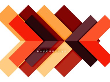 Çok renkli soyut geometrik şekiller, geometri arka plan web afiş için