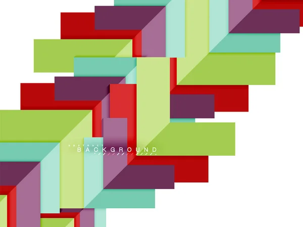 Veelkleurige abstracte geometrische vormen, meetkunde achtergrond voor webbanner — Stockvector