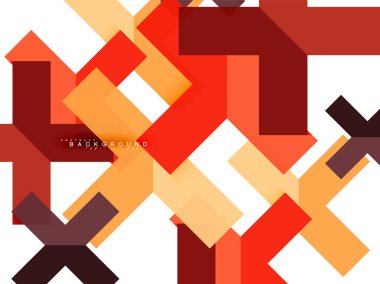 Çok renkli soyut geometrik şekiller, geometri arka plan web afiş için